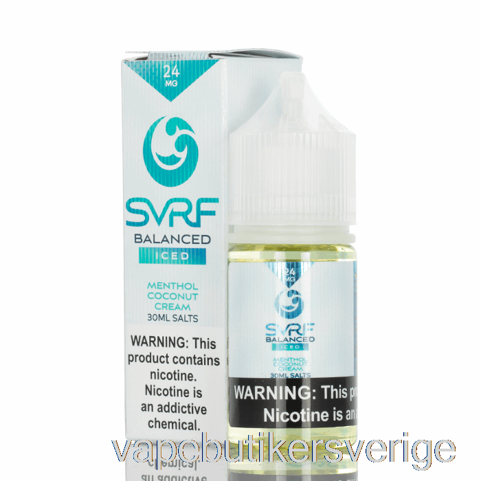 Vape Sverige Iced Balanserad - Svrf Salter E-vätska - 30ml 24mg